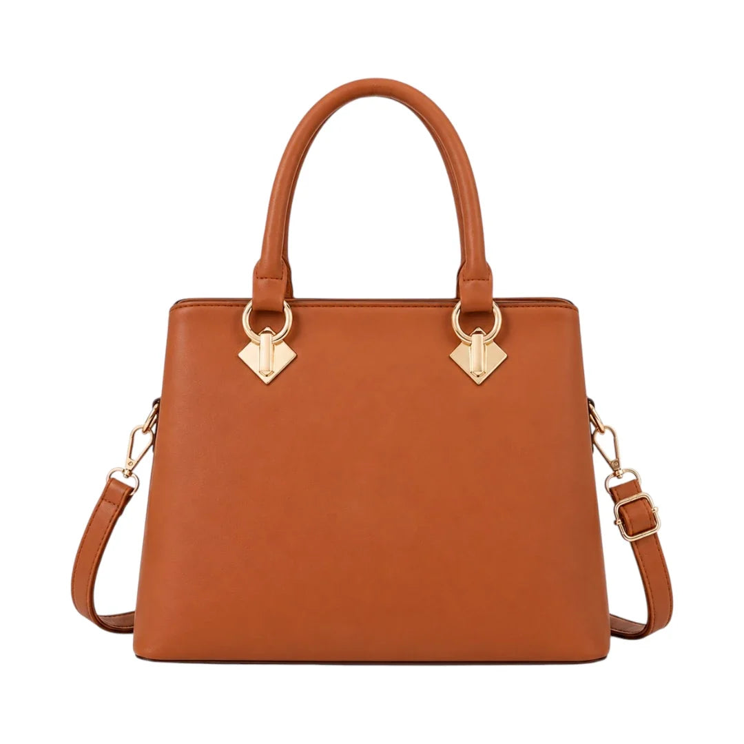 OBBA Brown AmberMuse Women’s Satchel Handbag